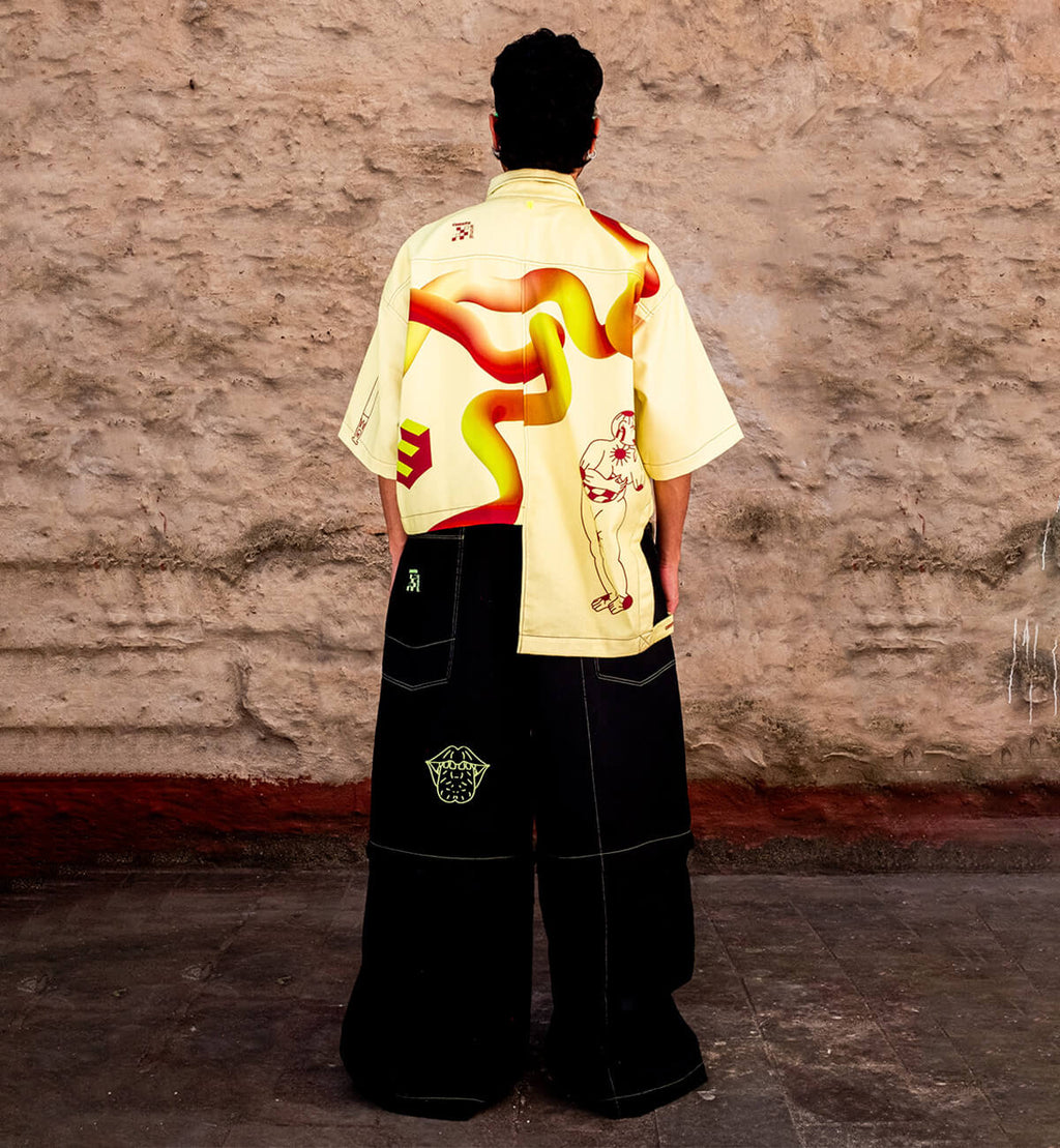 ✴︎ Camisa Asimétrica Caníbales Agender / Cc: Caníbal ✴︎