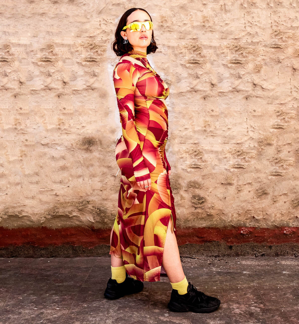 ✴︎ Vestido de Malla Insaciable / Cc: Caníbal ✴︎ Largo Ajustable ✴︎