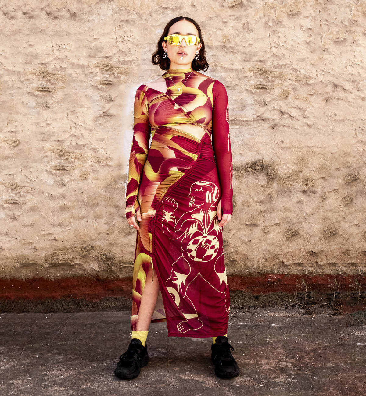 ✴︎ Vestido de Malla Insaciable / Cc: Caníbal ✴︎ Largo Ajustable ✴︎