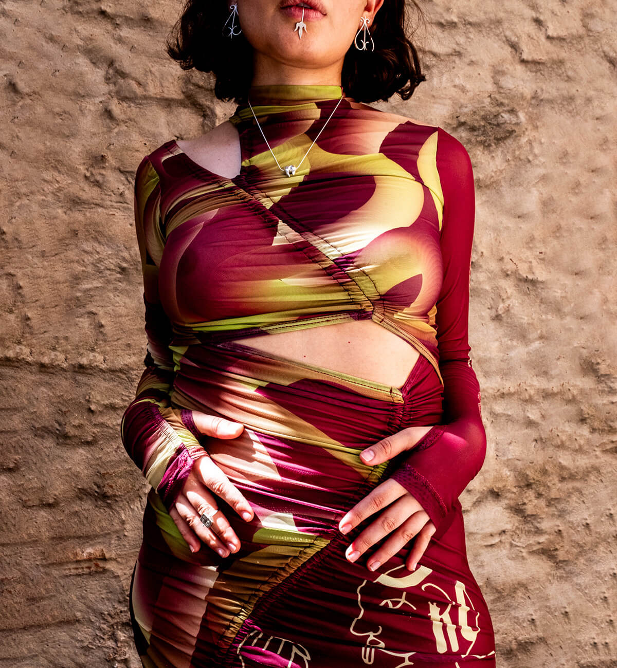 ✴︎ Vestido de Malla Insaciable / Cc: Caníbal ✴︎ Largo Ajustable ✴︎