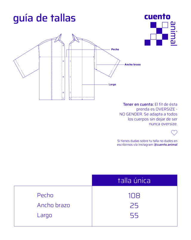 ✴︎ Camisa Boxy Sangre Agender / Cc: Caníbal ✴︎